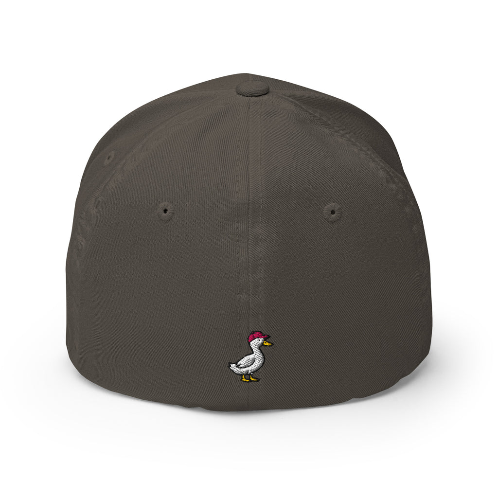 PATO script golf cap with pink embroidery