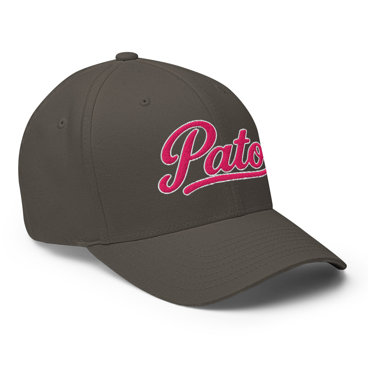PATO script golf cap with pink embroidery