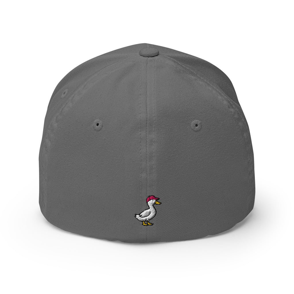 PATO script golf cap with pink embroidery