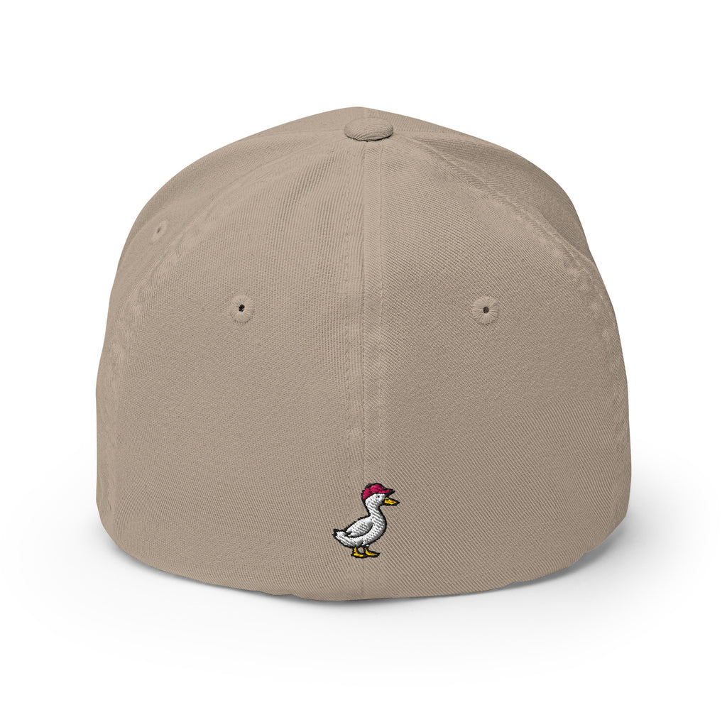 PATO script golf cap with pink embroidery