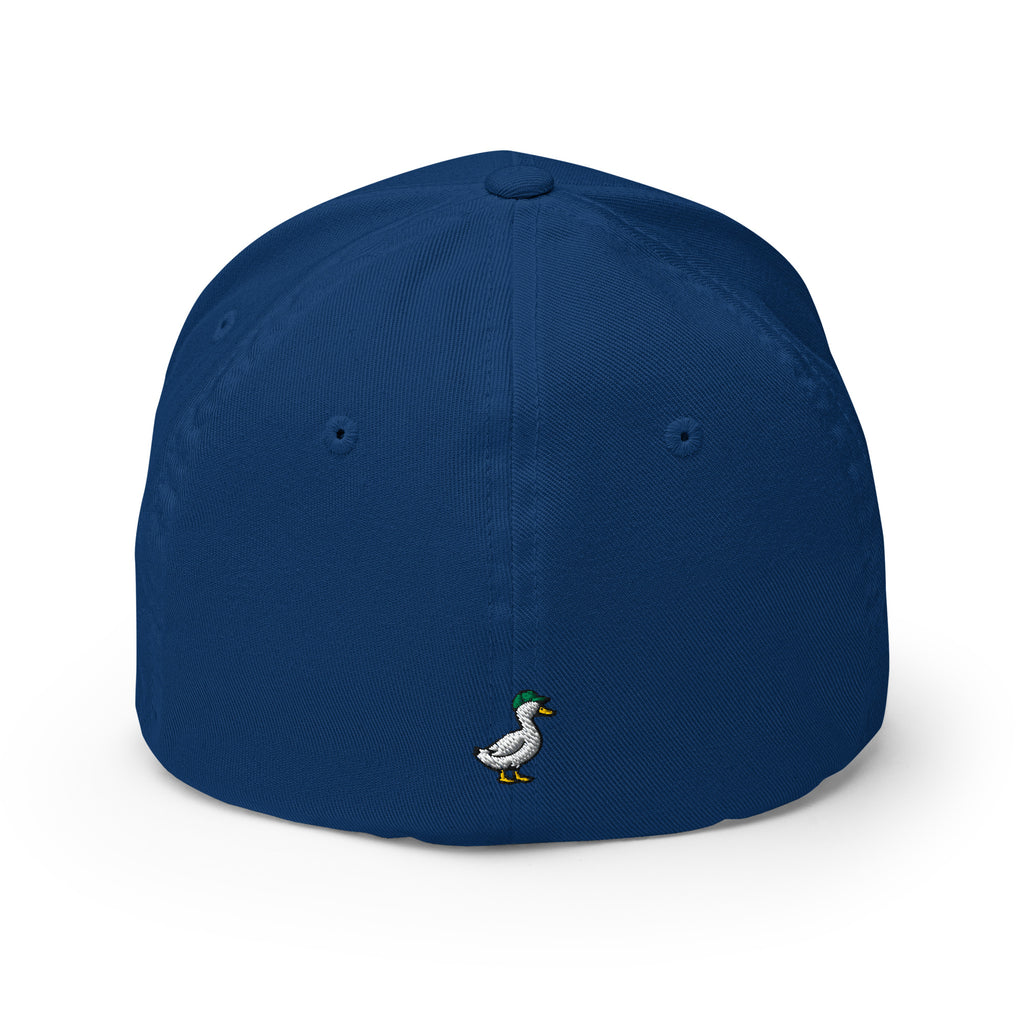 PATO script golf cap with green embroidery
