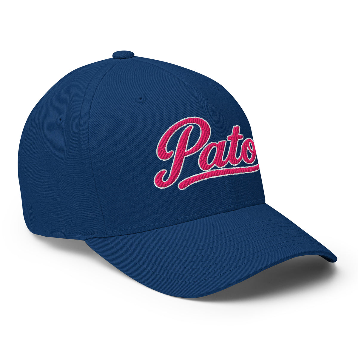 PATO script golf cap with pink embroidery