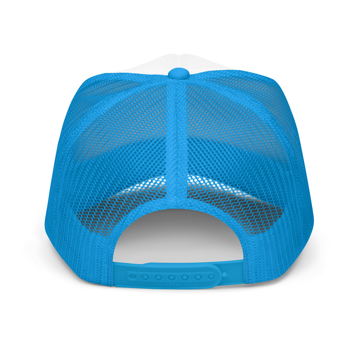 PATO foam trucker golf cap with varsity letters and golf flag
