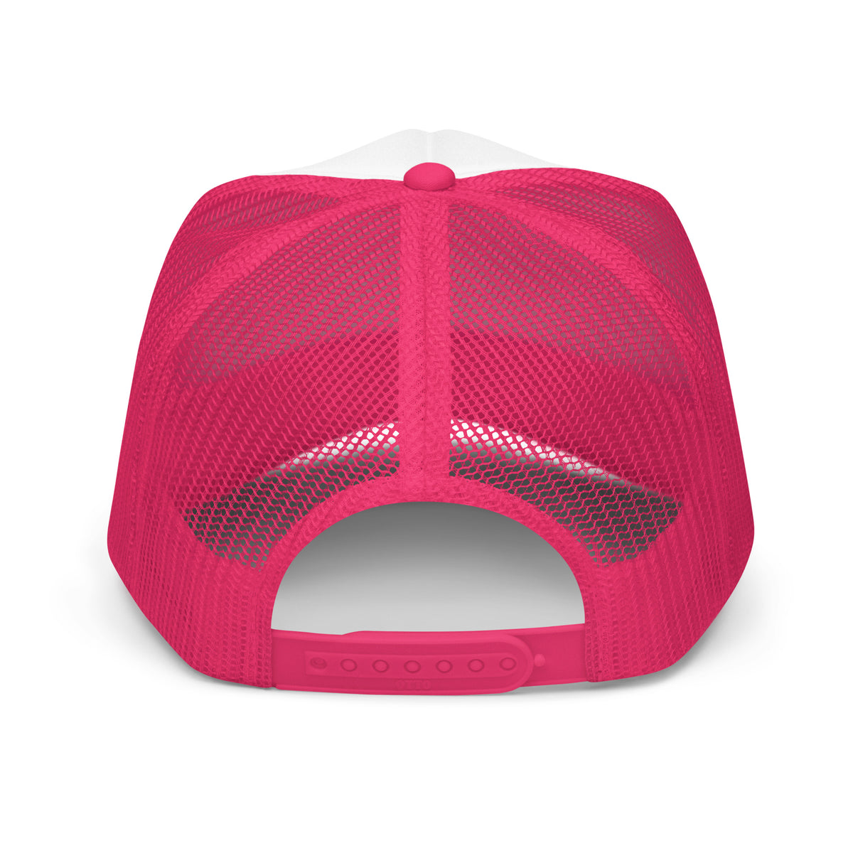 PATO foam trucker golf cap with varsity letters and golf flag