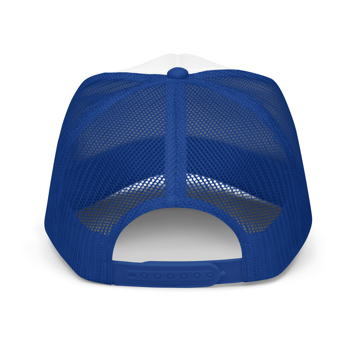 PATO foam trucker golf cap with varsity letters and golf flag